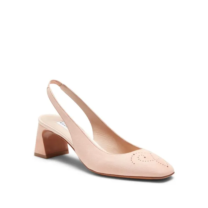 Women Leather Pumps Peach Fratelli Rossetti Dcollet