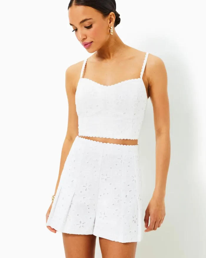 Women Lilly Pulitzer Bottoms 3034 Winslow Eyelet Short Resort White Sealife Eyelet Women Lilly Pulitzer Bottoms 3034 Winslow Eyelet Short Resort White Sealife Eyelet