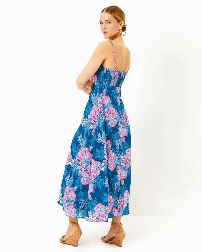 Women Lilly Pulitzer Dresses Malone Maxi Dress Las Olas Aqua Strong Current Sea Women Lilly Pulitzer Dresses Malone Maxi Dress Las Olas Aqua Strong Current Sea