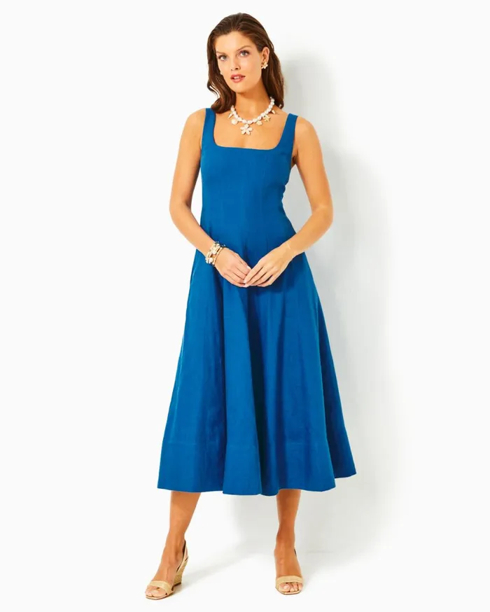 Women Lilly Pulitzer Dresses Malone Maxi Dress Las Olas Aqua Strong Current Sea Women Lilly Pulitzer Dresses Malone Maxi Dress Las Olas Aqua Strong Current Sea