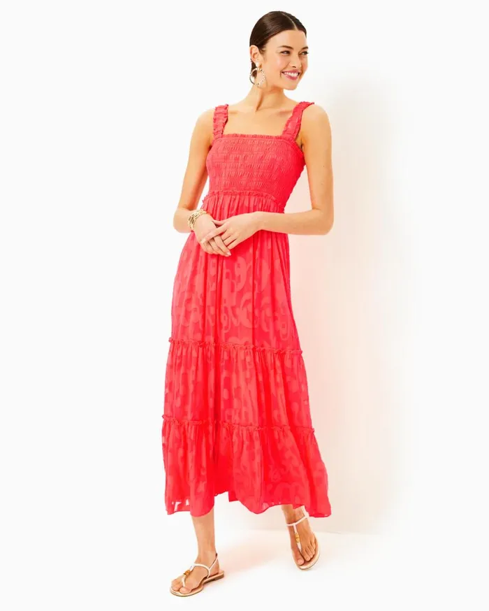 Women Lilly Pulitzer Dresses Malone Maxi Dress Las Olas Aqua Strong Current Sea Women Lilly Pulitzer Dresses Malone Maxi Dress Las Olas Aqua Strong Current Sea