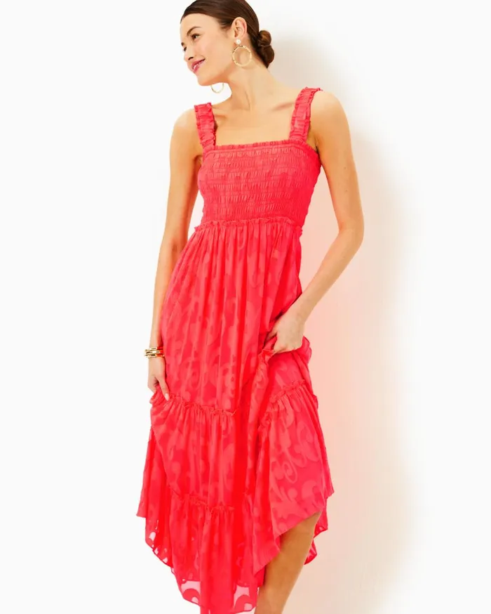 Women Lilly Pulitzer Dresses Malone Maxi Dress Las Olas Aqua Strong Current Sea Women Lilly Pulitzer Dresses Malone Maxi Dress Las Olas Aqua Strong Current Sea