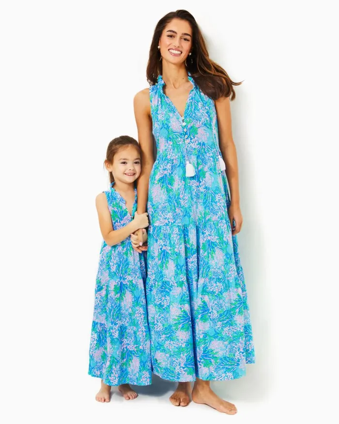 Women Lilly Pulitzer Dresses Malone Maxi Dress Las Olas Aqua Strong Current Sea Women Lilly Pulitzer Dresses Malone Maxi Dress Las Olas Aqua Strong Current Sea