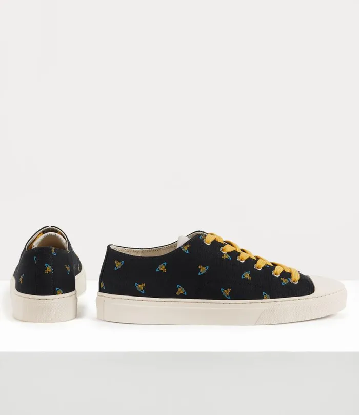 Women Low Top Canvas Plimsoll Blackbabyorbs Vivienne Westwood Trainers Women Low Top Canvas Plimsoll Blackbabyorbs Vivienne Westwood Trainers