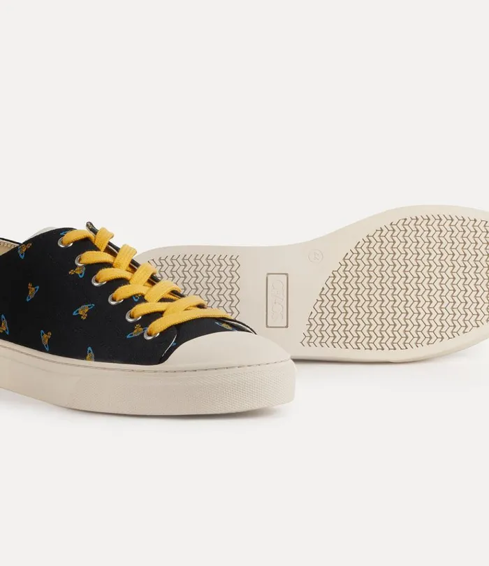 Women Low Top Canvas Plimsoll Blackbabyorbs Vivienne Westwood Trainers Women Low Top Canvas Plimsoll Blackbabyorbs Vivienne Westwood Trainers
