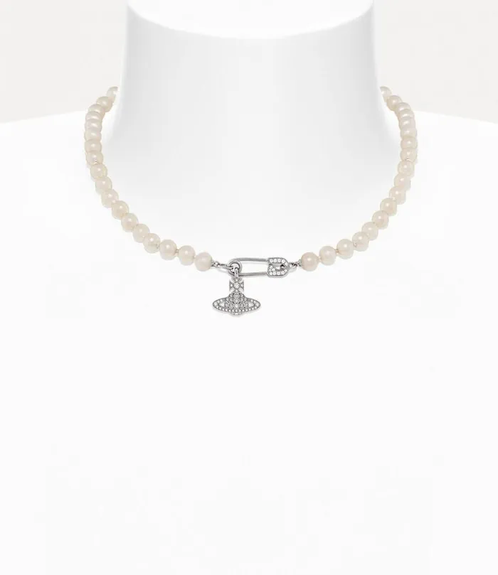 Women Lucrece Pearl Necklace Platinumlightcreamrosepearlwhitecz Vivienne Westwood Classic Styles Women Lucrece Pearl Necklace Platinumlightcreamrosepearlwhitecz Vivienne Westwood Classic Styles