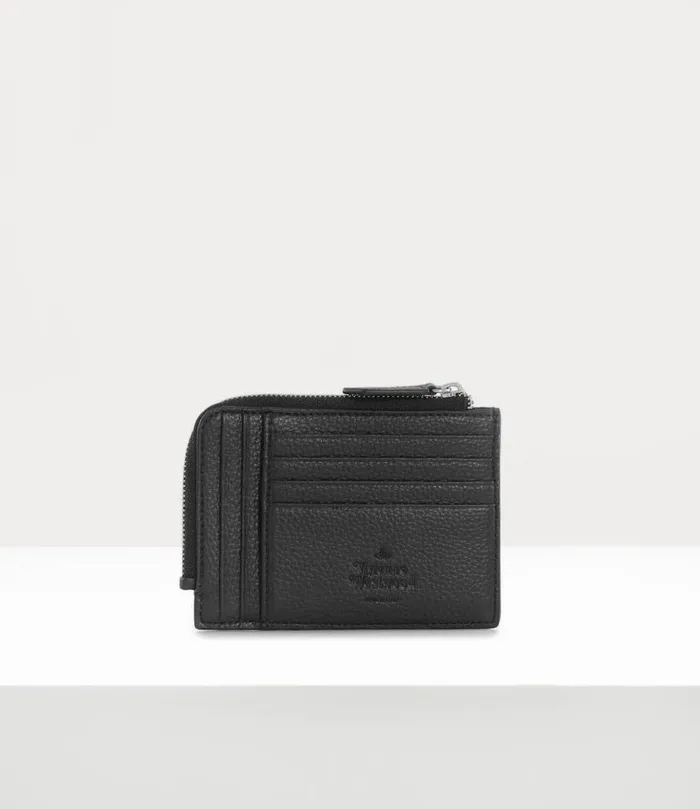 Women Medium Card Holder With Zip Black Vivienne Westwood Wallets And Purses Women Medium Card Holder With Zip Black Vivienne Westwood Wallets And Purses
