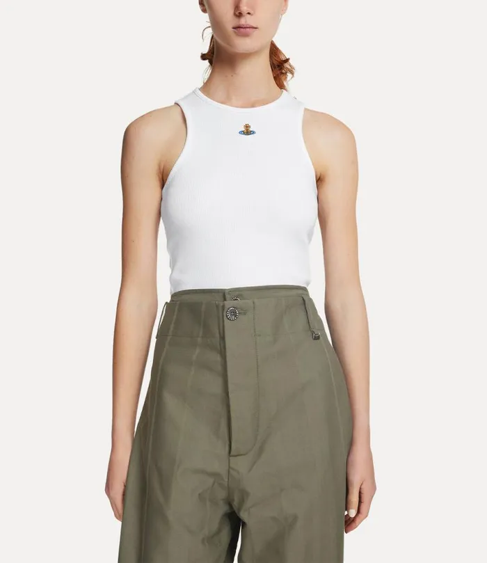 WomenMen 90s Vest White Vivienne Westwood Tops And Shirts WomenMen 90s Vest White Vivienne Westwood Tops And Shirts
