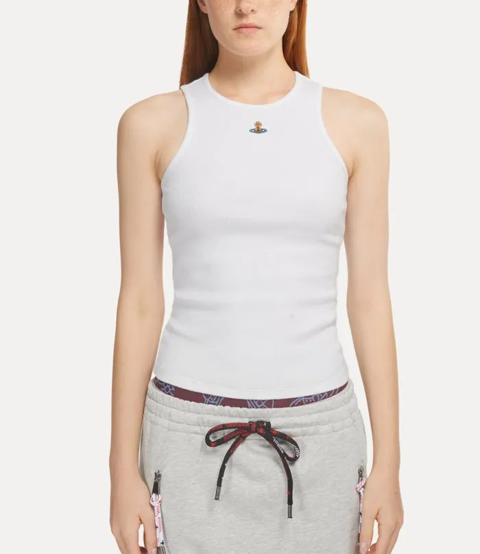 WomenMen 90s Vest White Vivienne Westwood Tops And Shirts WomenMen 90s Vest White Vivienne Westwood Tops And Shirts