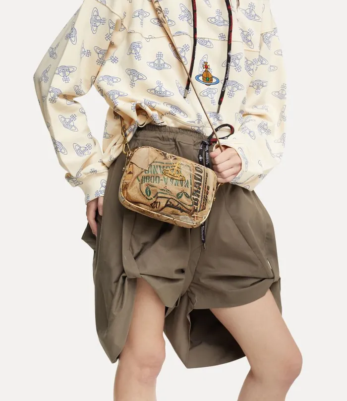 WomenMen Anna Camera Bag Rubbishprint Vivienne Westwood Crossbody Bags