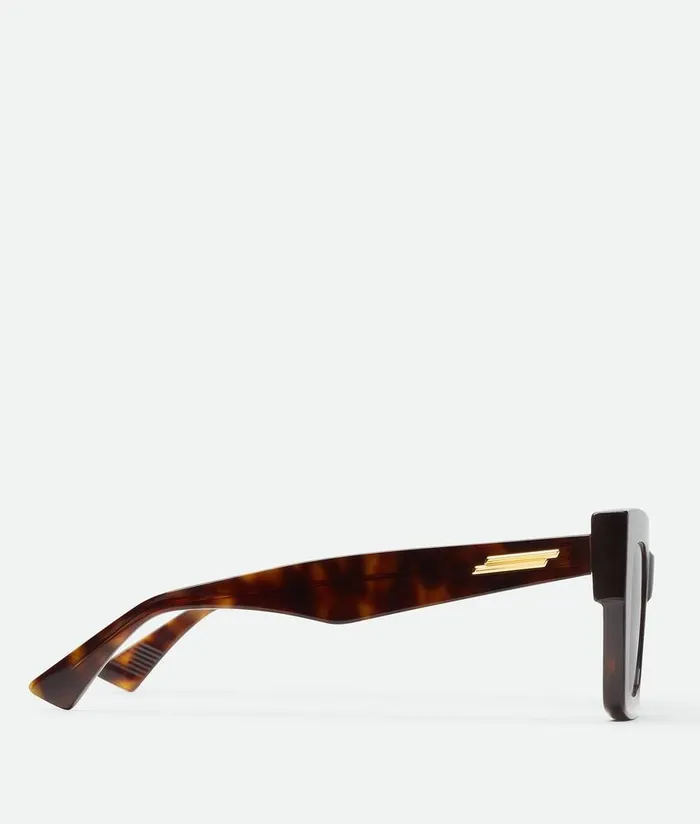 WomenMen Bottega Veneta Sunglasses Classic Square Sunglasses Havana Brown