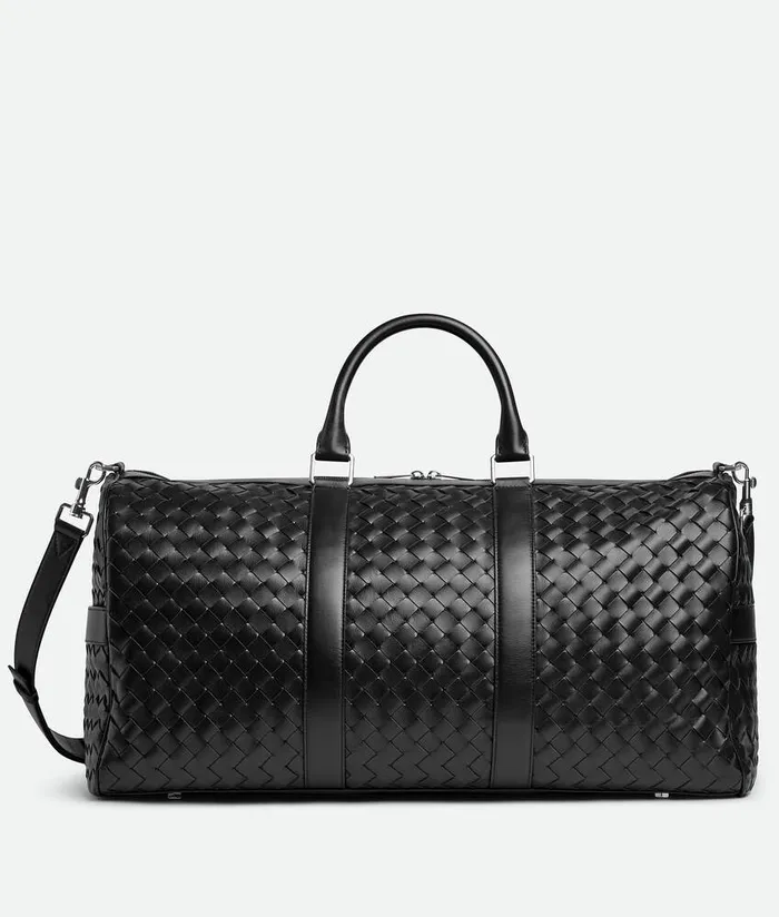 WomenMen Bottega Veneta Travel Bags Cabin Duffle Black