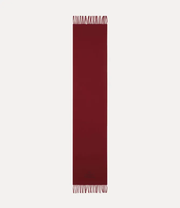 WomenMen Embroidered Scarf Bordeaux Vivienne Westwood Scarves And Ponchos