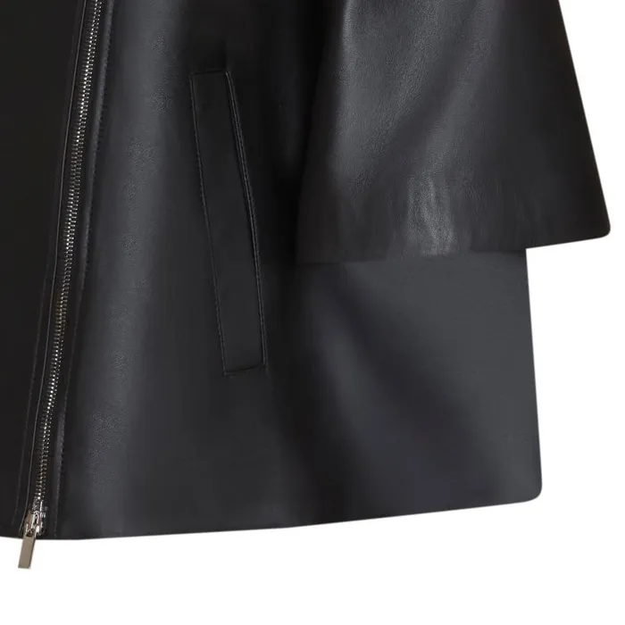 Women Nappa Leather Cape Black Fratelli Rossetti View All Women Nappa Leather Cape Black Fratelli Rossetti View All