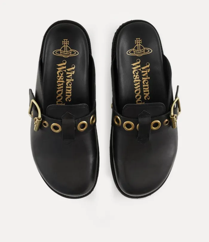 Women New Oz Clogs Black Vivienne Westwood Flats Women New Oz Clogs Black Vivienne Westwood Flats