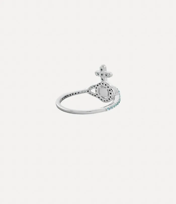 Women Olympia Ring Platinumturquoiseczwhitesyntheticopa Vivienne Westwood Classic Styles Women Olympia Ring Platinumturquoiseczwhitesyntheticopa Vivienne Westwood Classic Styles
