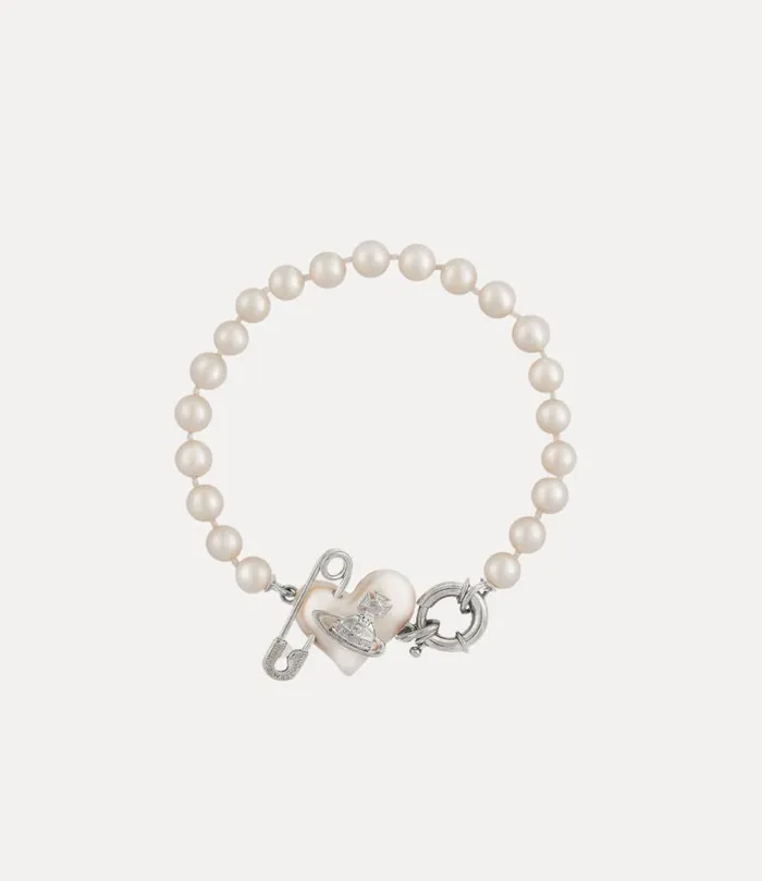 Women Orietta Pearl Bracelet Platinumcreamrosepearl Vivienne Westwood Classic Styles Women Orietta Pearl Bracelet Platinumcreamrosepearl Vivienne Westwood Classic Styles