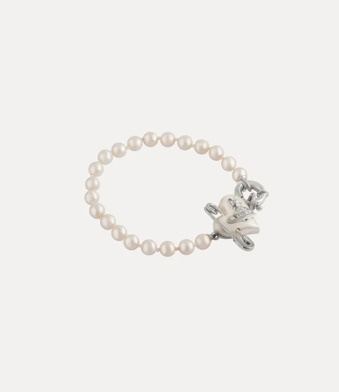 Women Orietta Pearl Bracelet Platinumcreamrosepearl Vivienne Westwood Classic Styles Women Orietta Pearl Bracelet Platinumcreamrosepearl Vivienne Westwood Classic Styles