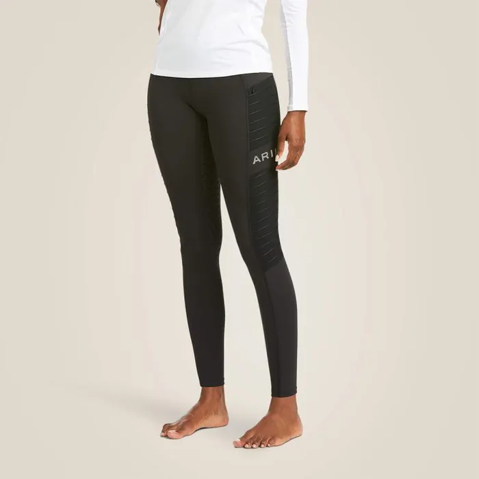 Women Pants and Shorts Ariat Eos Moto Full Seat Tight Black