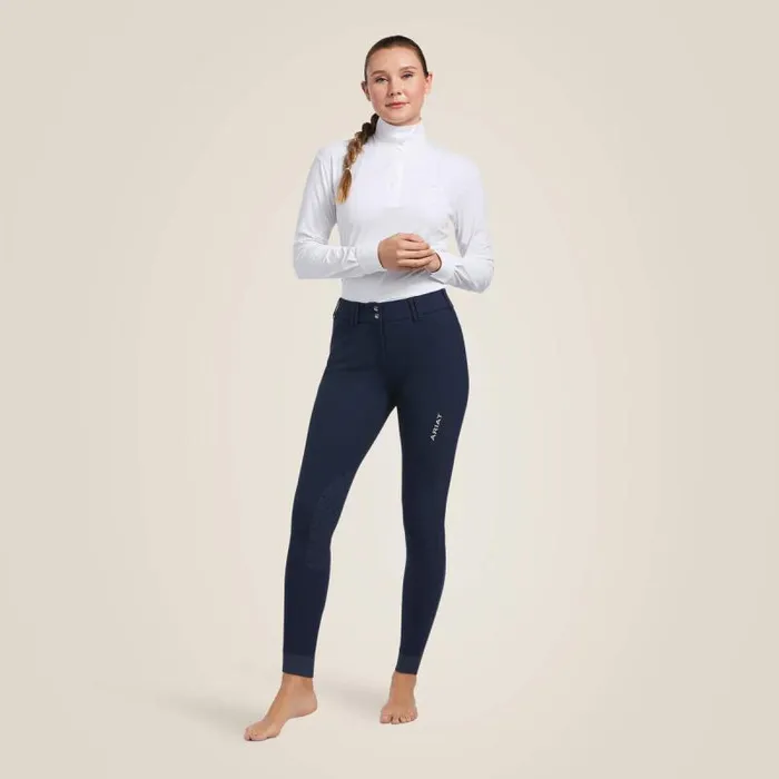 Women Pants and Shorts Ariat Tri Factor Grip Knee Patch Breech Navy Women Pants and Shorts Ariat Tri Factor Grip Knee Patch Breech Navy