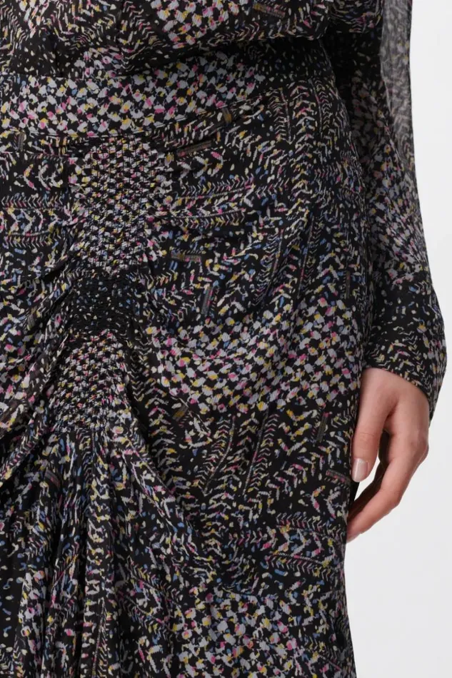 Women Pants and Skirts Lala Berlin Skirt Suna Viscose Heritage Star Black Women Pants and Skirts Lala Berlin Skirt Suna Viscose Heritage Star Black