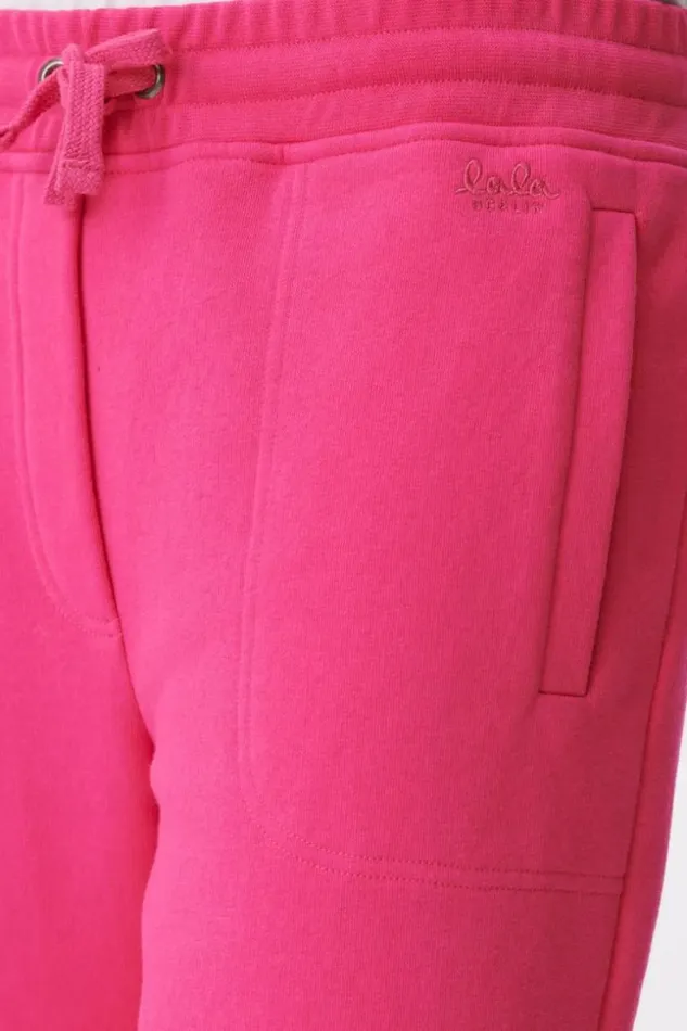 Women Pants and Skirts Lala Berlin Sweatpants Phini Cotton Mix Dragonfruit Women Pants and Skirts Lala Berlin Sweatpants Phini Cotton Mix Dragonfruit