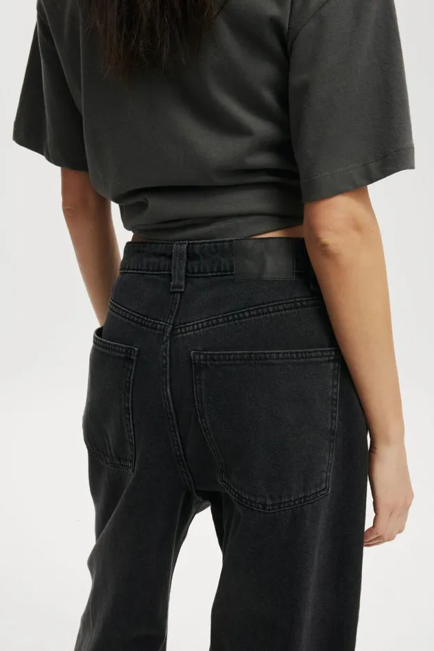 Women Pants Cotton On Super Baggy Jean Graphite Black Women Pants Cotton On Super Baggy Jean Graphite Black