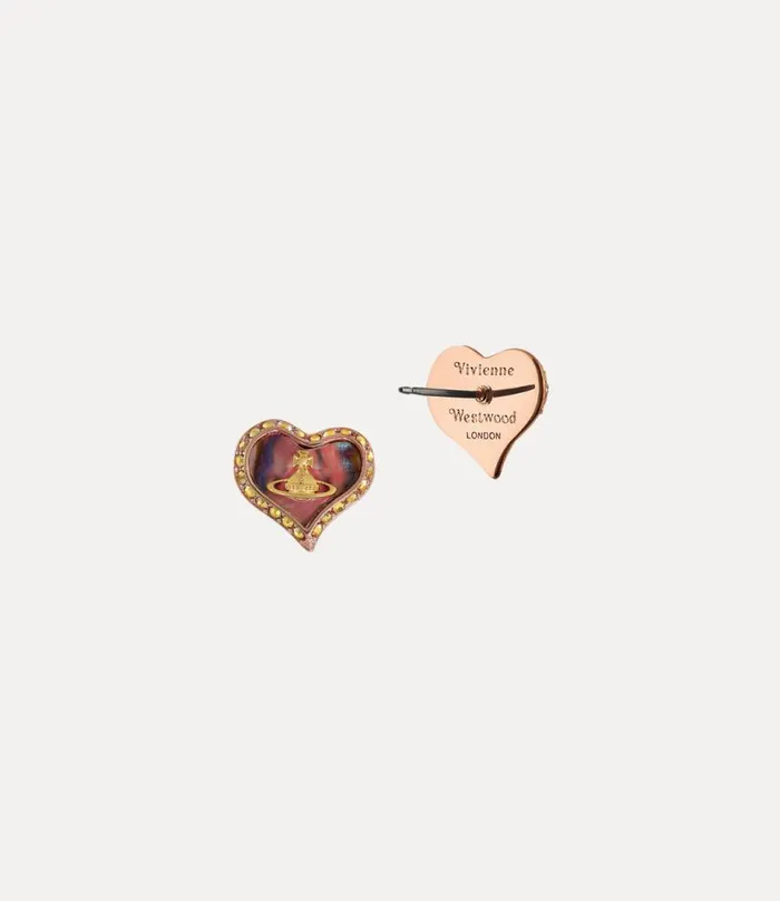 Women Petra Earrings Pinkgoldgoldpinkpauatintmopsunrisecrystal Vivienne Westwood Earrings