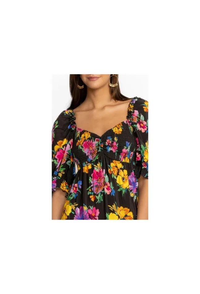 Women Poppy Silk Maxi Dress Poppy Johnny Was Dresses
