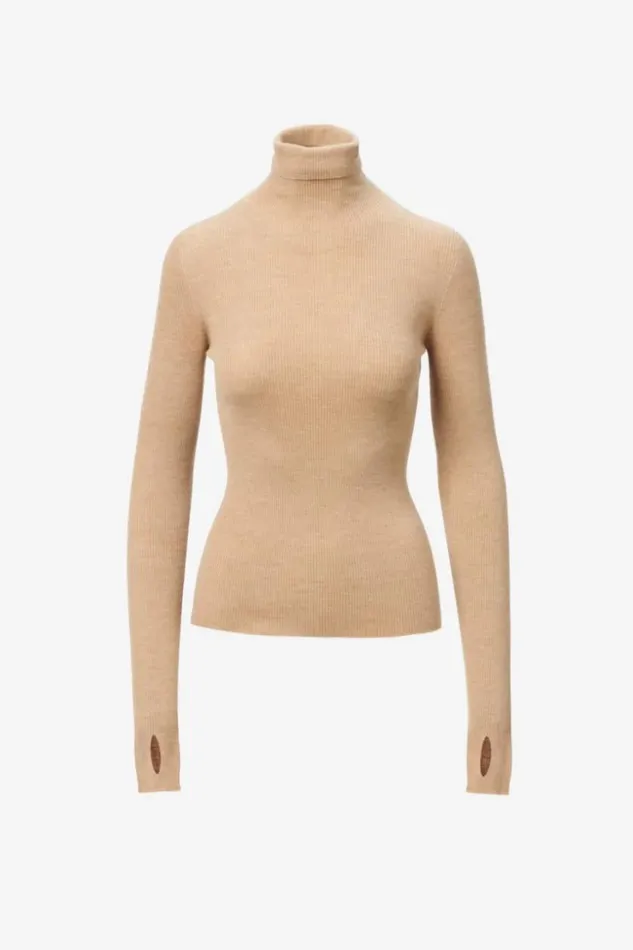Women Pullover Lala Berlin Jumper Kalliopi Wool Toffee