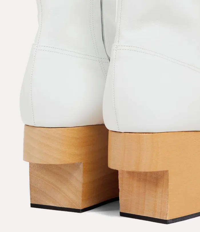 Women Rocking Horse Boot White Vivienne Westwood Boots Women Rocking Horse Boot White Vivienne Westwood Boots