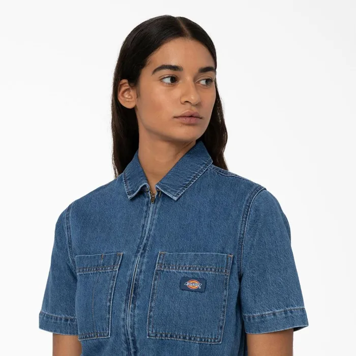 Womens Houston Denim Coveralls Chambray Light Blue Chambray Light Blue clb Women Dickies Coveralls Womens Houston Denim Coveralls Chambray Light Blue Chambray Light Blue clb Women Dickies Coveralls