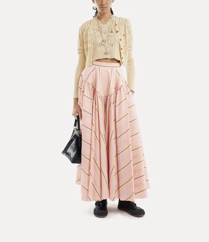 Women Samantha Cropped Cardigan Cream Vivienne Westwood Knitwear