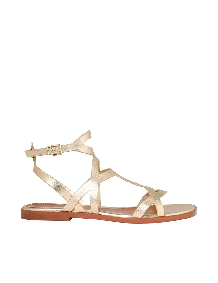 Women Shoes Zimmermann Bay Sandal Gold