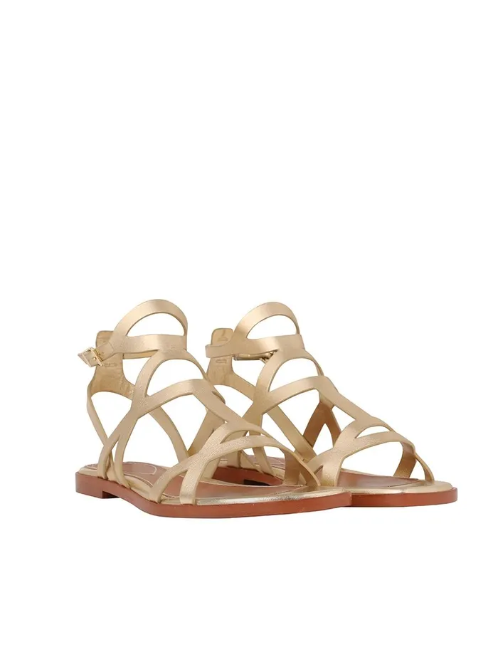 Women Shoes Zimmermann Bay Sandal Gold