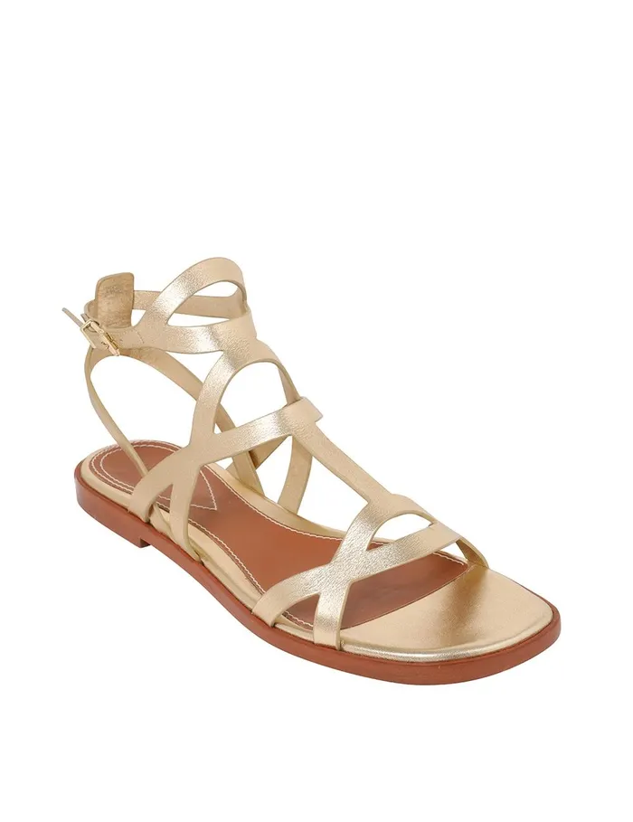 Women Shoes Zimmermann Bay Sandal Gold