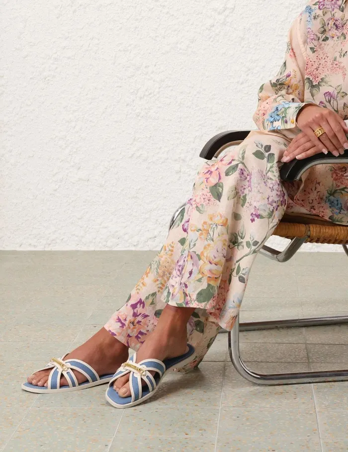 Women Shoes Zimmermann Prisma Slide Denim