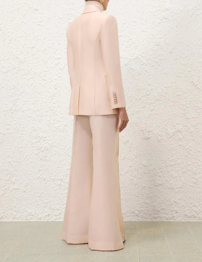 Women Shorts and Pants Zimmermann Eden Wide Leg Pant Macadamia