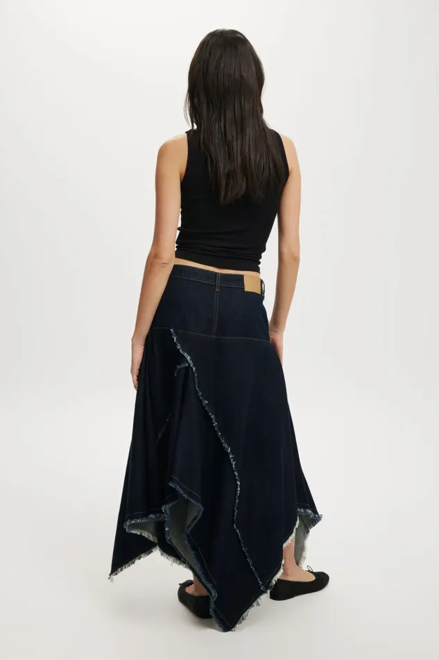 Women Skirts Cotton On Harper Denim Midi Skirt Indigo
