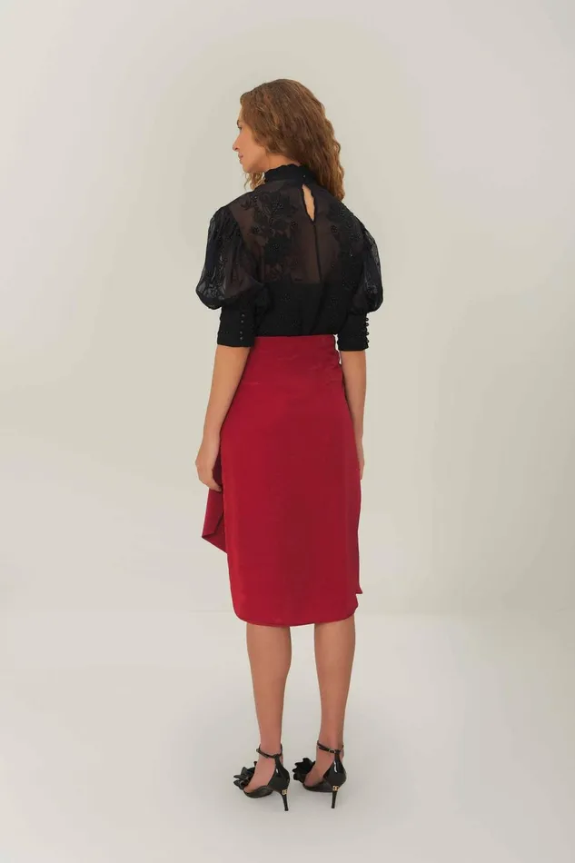 Women Skirts Farm Rio Red Midi Skirt