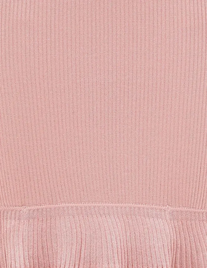 Women Skirts Zimmermann Illustration Tiered Skirt Pink