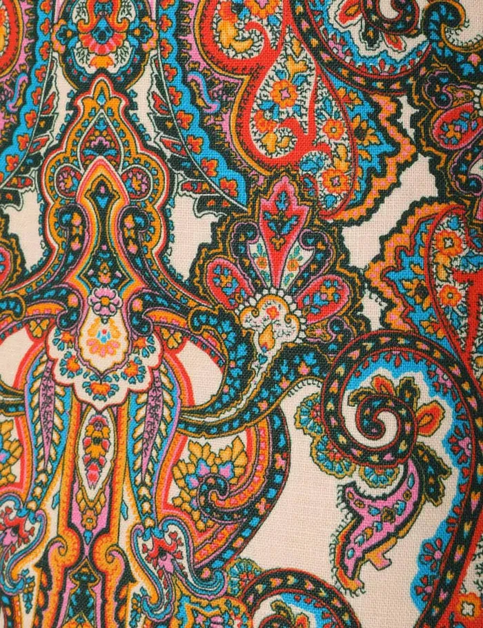 Women Skirts Zimmermann Ottie Scallop Midi Skirt Multi Paisley