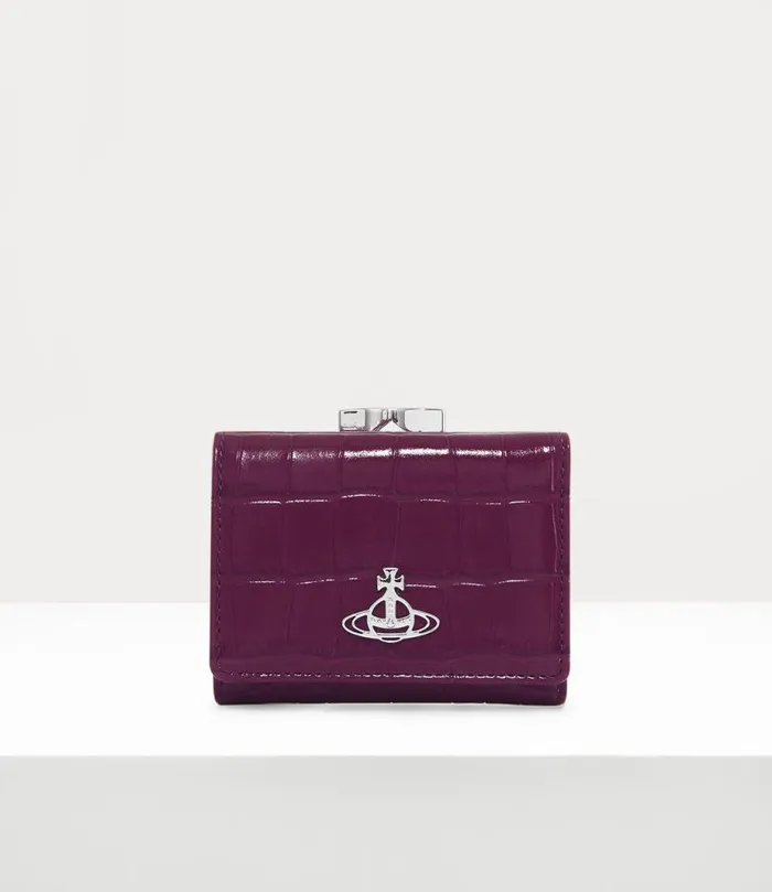 Women Small Frame Wallet Purple Vivienne Westwood Wallets And Purses