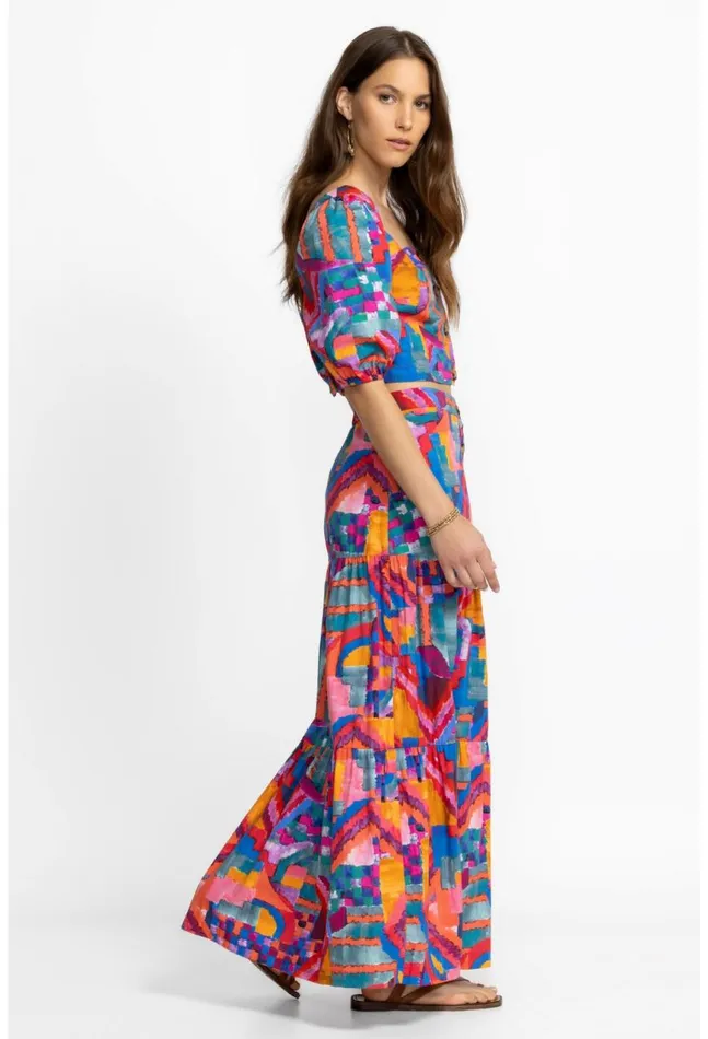 Women Summer Daydream Poplin Skirt Summer Daydream Johnny Was Bottoms