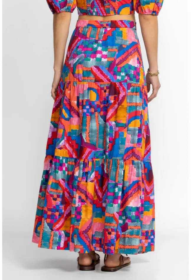 Women Summer Daydream Poplin Skirt Summer Daydream Johnny Was Bottoms