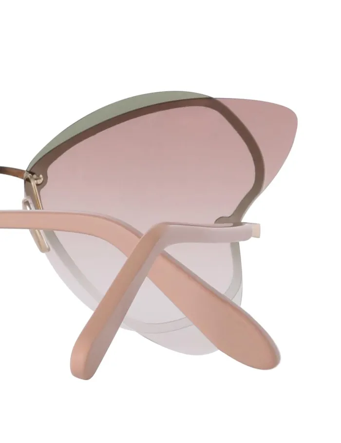 Women Sunglasses Zimmermann Gleam Butterfly Rose