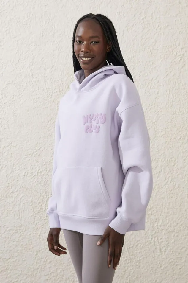 Women Sweats and Hoodies Cotton On Plush Premium Graphic Hoodie Lilac Lightbhwc Wellness Club Women Sweats and Hoodies Cotton On Plush Premium Graphic Hoodie Lilac Lightbhwc Wellness Club