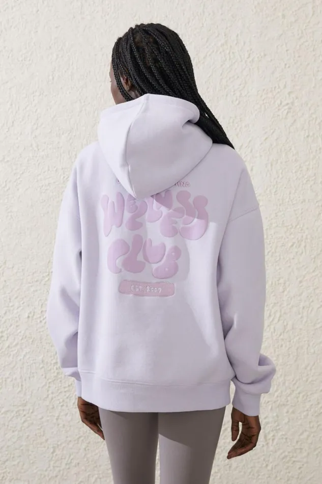 Women Sweats and Hoodies Cotton On Plush Premium Graphic Hoodie Lilac Lightbhwc Wellness Club Women Sweats and Hoodies Cotton On Plush Premium Graphic Hoodie Lilac Lightbhwc Wellness Club