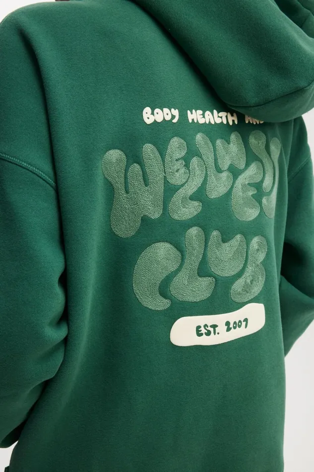 Women Sweats and Hoodies Cotton On Plush Premium Graphic Hoodie Sporty Greenbhwc Wellness Club Women Sweats and Hoodies Cotton On Plush Premium Graphic Hoodie Sporty Greenbhwc Wellness Club