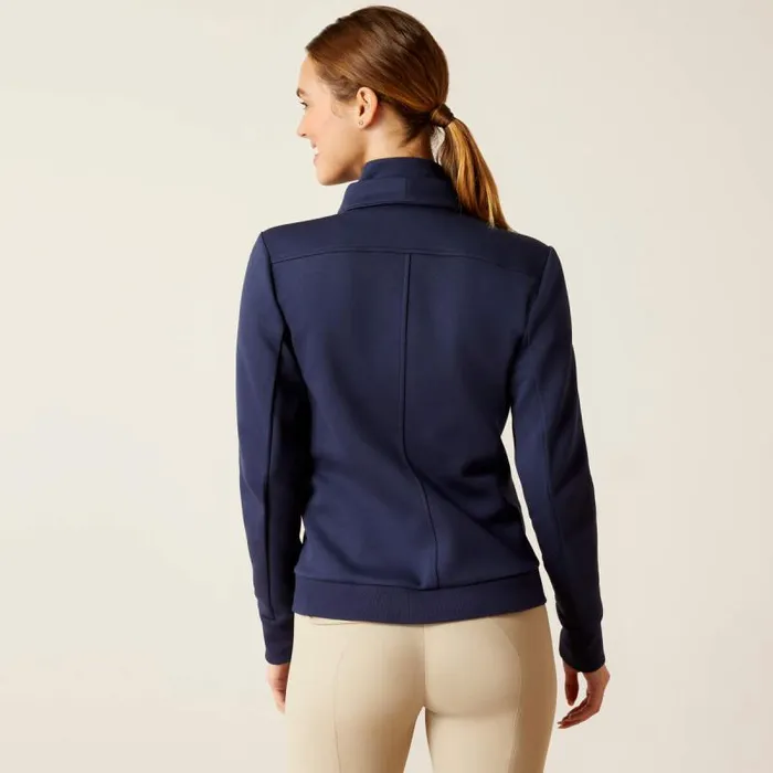 Women Sweatshirts and Hoodies Ariat Bess Full Zip Sweatshirt Navy Eclipse
